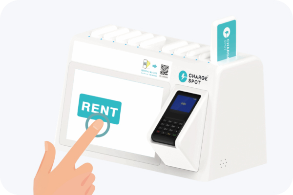 「RENT」をタップする